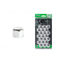 Set capace prezoane 21 mm, culoare Crom Set capace prezoane 21 mm, culoare Crom