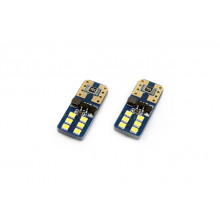 Set becuri auto cu LED CANBUS UltraBright T10e W5W 12 SMD Alb 12/24V Set becuri auto cu LED CANBUS UltraBright T10e W5W 12 SMD Alb 12/24V