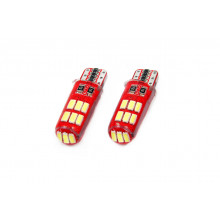 Set becuri auto cu LED CANBUS T10e W5W 12 SMD SILCA Alb 12V Set becuri auto cu LED CANBUS T10e W5W 12 SMD SILCA Alb 12V