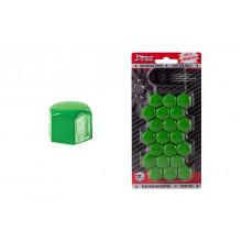 Set capace prezoane 17 mm, culoare Verde Set capace prezoane 17 mm, culoare Verde
