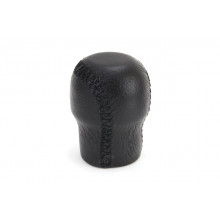 Nuca schimbator de viteza din piele neagra cu fir negru - 01757 Nuca schimbator de viteza din piele neagra cu fir negru - 01757