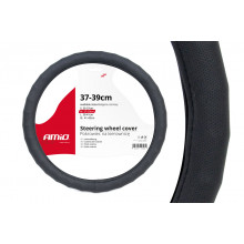Husa volan neagra Waves SWC-14-M (37-39cm) Husa volan neagra Waves SWC-14-M (37-39cm)