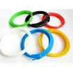 Set protectie jante, calitate Premium, 4 inele din plastic, culoare ALB