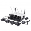 Kit supraveghere video PNI House WiFi550 NVR 1080P si 4 camere wireless de exterior 720P, P2P, IP66