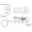 Kit CBTalk Statie radio CB President BARRY + Microfon inteligent Dual Mike cu Bluetooth 6 pini