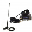 Pachet statie radio CB Midland M10 ASQ Digital 4W 12V port USB + Antena PNI Extra 45  cu magnet inclus, lungime 45 cm, SWR 1.0
