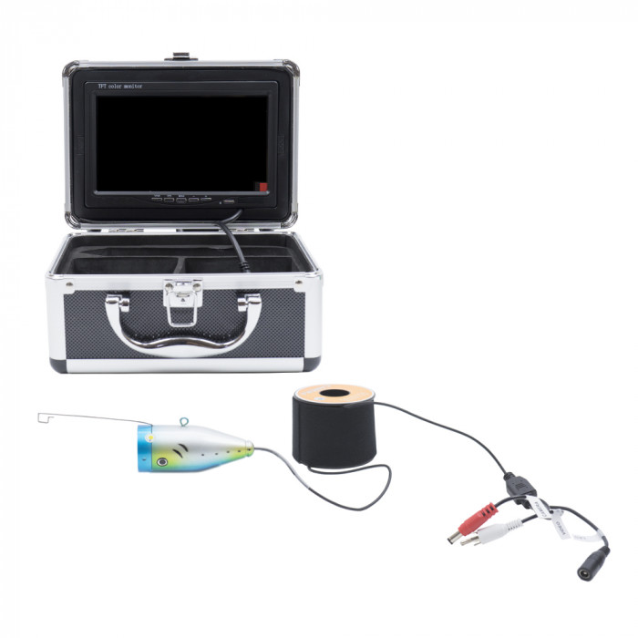Camera video subacvatica PNI UC730 pentru pescuit cu monitor de 7 inch, adancime max 30 metri