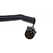 Cablu electric pentru remorca spiralat cu prize 7PIN 12V 6m