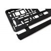 Suport numar inmatriculare negru 52.3 x 11cm