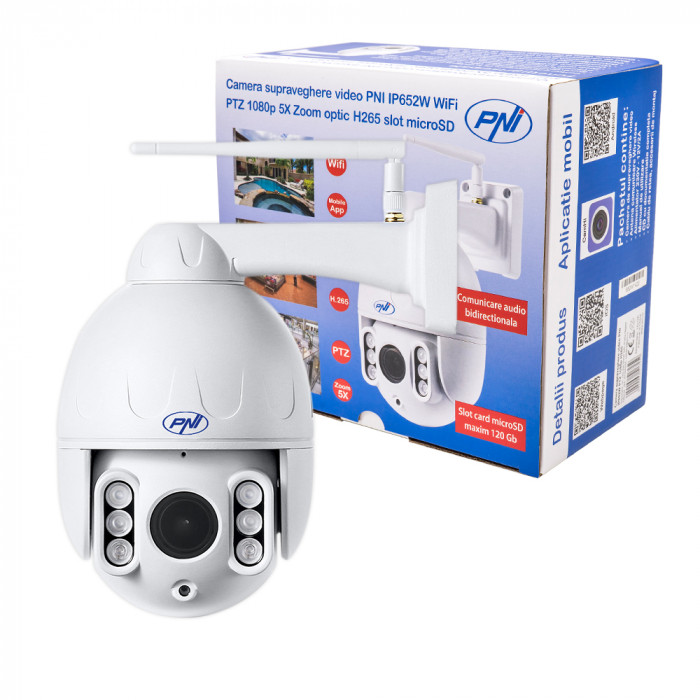 Which one fuse silhouette Camera supraveghere exterior PNI IP652W WiFi PTZ 1080p 2MP 5X Zoom optic IR 50m Which one fuse silhouette Camera supraveghere exterior PNI IP652W WiFi PTZ 1080p 2MP 5X Zoom optic IR 50m
