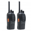 Statie radio portabila PNI PMR R40 PRO, set cu 2 buc, 0.5W, ASQ, TOT, monitor, programabila, acumulatori 1200mAh, incarcatoare si casti incluse