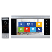 Interfon video inteligent PNI SafeHome PT720MW WiFi HD, P2P, monitor interior, aplicatie dedicata Tuya Smart