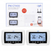 Termostat inteligent PNI CT400 fara fir, WiFi, control 2 zone prin Internet, pentru centrale termice, pompe, electrovalve, APP TuyaSmart