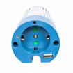 Invertor de tensiune President 150W alimentare 24V, iesire 230V, unda sinus modificata, mufa USB 5V 500mAh, mufa bricheta