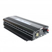 Invertor de tensiune President 1700W alimentare 12V, iesire 230V, unda sinus modificata, telecomanda inclusa