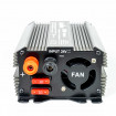 Invertor de tensiune ALCAPOWER by President 300W alimentare 24V, iesire 230V, unda sinus modificata, mufa USB 5V 500mAh, clesti alimentare si mufa bricheta