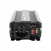 Invertor de tensiune AlcaPower by President 300W alimentare 12V, iesire 230V, unda sinus modificata, mufa USB 5V 500mAh, clesti alimentare si mufa bricheta