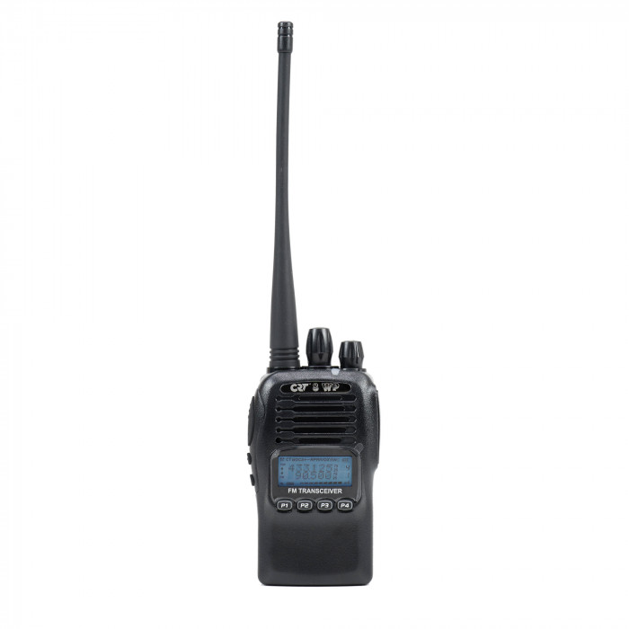 Statie radio PMR portabila CRT 8WP PMR UHF, waterproof IP67, Scan, Squelch, Vox, Radio FM