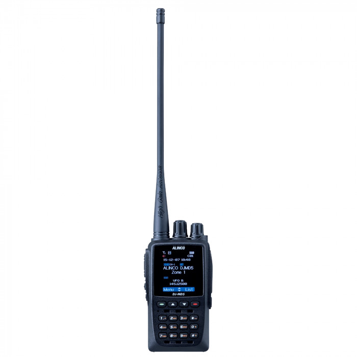Statie radio VHF/UHF portabila PNI Alinco DJ- MD5XEG, DMR, 4000 canale, mod analog si digital