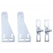 Kit automatizare porti batante PNI MAB300, cu 2 motoare 40W, telecomenzi si panou de control, fotocelule si lampa, lungime poarta 2 x 2.5m max, greutate poarta max 200Kg