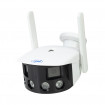 Camera supraveghere dubla PNI IP590, wireless, cu IP, Dual lens, 2 x 2MP, acoperire 180 grade