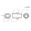 Ornament toba esapament din otel inoxidabil MT 003