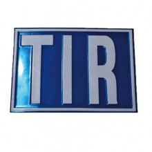 Placuta metalica TIR din otel reliefat Placuta metalica TIR din otel reliefat