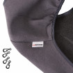 Huse scaun auto tip "maiou" set 2 buc - GRI