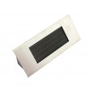 Placa numar poarta casa iluminata LED, incarcare solara, carcasa din INOX