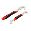 Set 2 chei universale multifunctionale de tip "carlig", din metal rezistent, 9-32mm, AVX-AG476A