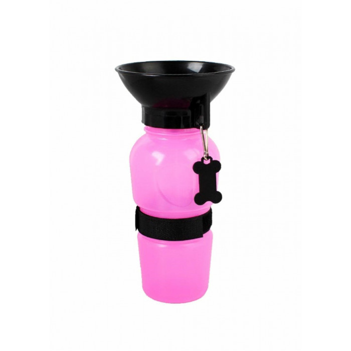 Sticla adapare animale de companie pentru picnic, ROZ