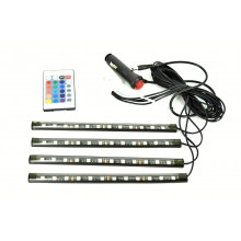 Lumini UnderCar LED - RGB pentru interior sau exterior cu telecomanda - 22cm Lumini UnderCar LED - RGB pentru interior sau exterior cu telecomanda - 22cm