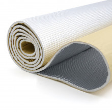 Material insonorizant auto cu strat din aluminiu, dimensiune 100cm x 100 cm x 6mm Material insonorizant auto cu strat din aluminiu, dimensiune 100cm x 100 cm x 6mm