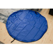 Covoras de joaca & Sac pentru jucarii, 2in1, culoare Albastra, diametru 150cm