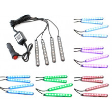 Lumini UnderCar LED - RGB pentru interior sau exterior cu Bluetooth - 12cm ZD65B Lumini UnderCar LED - RGB pentru interior sau exterior cu Bluetooth - 12cm ZD65B