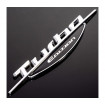 Emblema auto TURBO EDITION (reliefata 3D) - cu banda adeziva