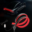 Lampa stop frana suplimentara tip eleron pentru autoturisme, 12V, 120cm, Carbon