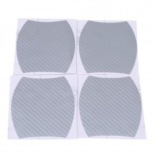 Set 4 bucati protectie zgarieturi manere usa din autocolant carbon 3D Argintiu Set 4 bucati protectie zgarieturi manere usa din autocolant carbon 3D Argintiu