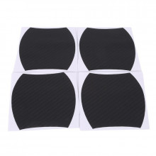 Set 4 bucati protectie zgarieturi manere usa din autocolant carbon 3D Negru Set 4 bucati protectie zgarieturi manere usa din autocolant carbon 3D Negru