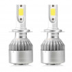 Set 2 becuri LED Auto, model C6, soclu H7, 6000K, 36W, 3500Lm​, plug & play