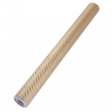 Folie colantare auto Carbon 3D - Gold (3m x 1,27m) Folie colantare auto Carbon 3D - Gold (3m x 1,27m)