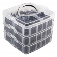 Set cleme clipsuri AMiO pentru reconditionare auto, 620 piese, diferite modele