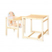Scaun cu masuta Woody Bertoni natur