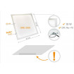 Panou LED slim 18 W, 4000 K