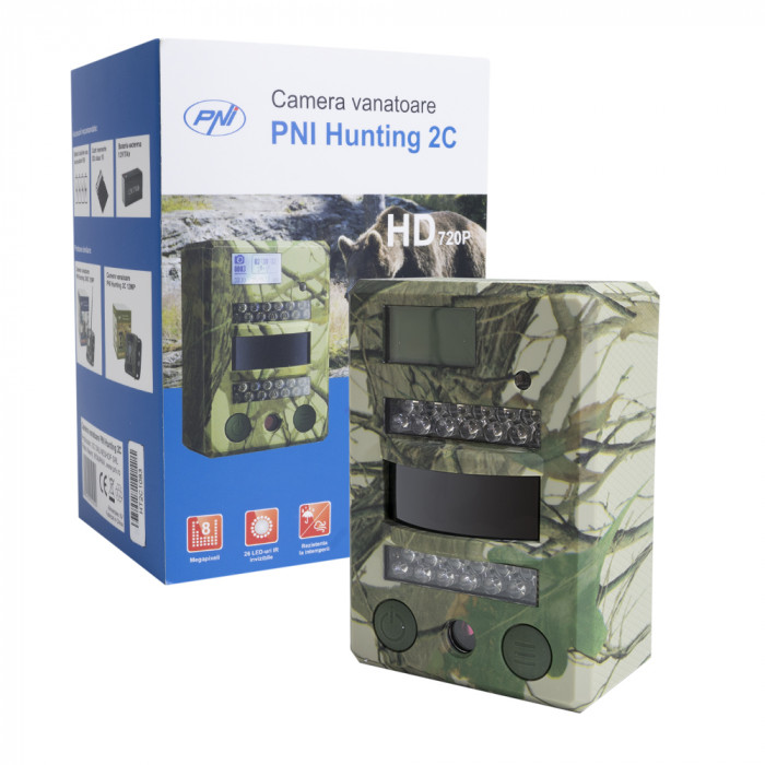 Camera vanatoare PNI Hunting 2C 8MP cu night vision