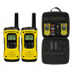 Set 2 buc. statii radio PMR portabile Motorola TLKR T92 H2O IP67, Galben