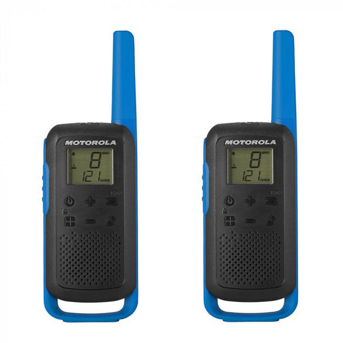 Set 2 buc. statie radio PMR portabila Motorola TALKABOUT T62 BLUE