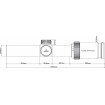 Luneta de arma K6 HD 1-6X24/IRA4I/30MM