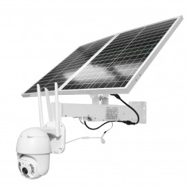 Camera supraveghere complet independenta PNI IP65 live PTZ cu panou solar, 5MP, GSM 4G, IR 30M