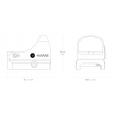 Dispozitiv ochire arme MICRO RED DOT SIGHT